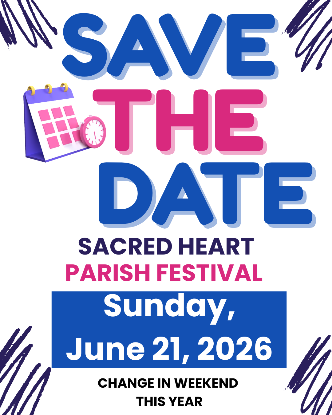 Parish Festival 2026 Save the Date